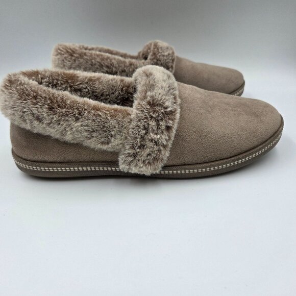 Skechers Slippes Womens 7 Light Brown Taupe Cali Cozy Campfire Team Toasty - Picture 5 of 10